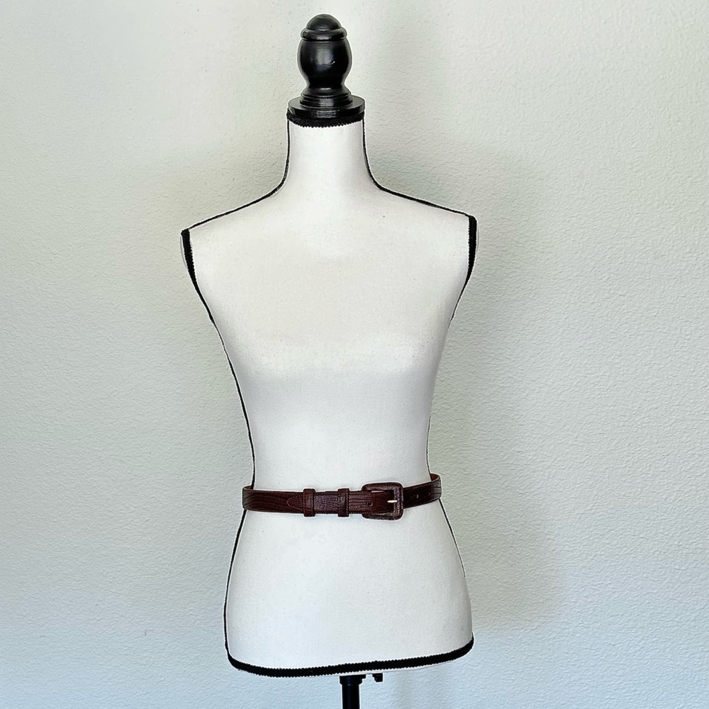 Vintage Harold’s Alligator Belt
